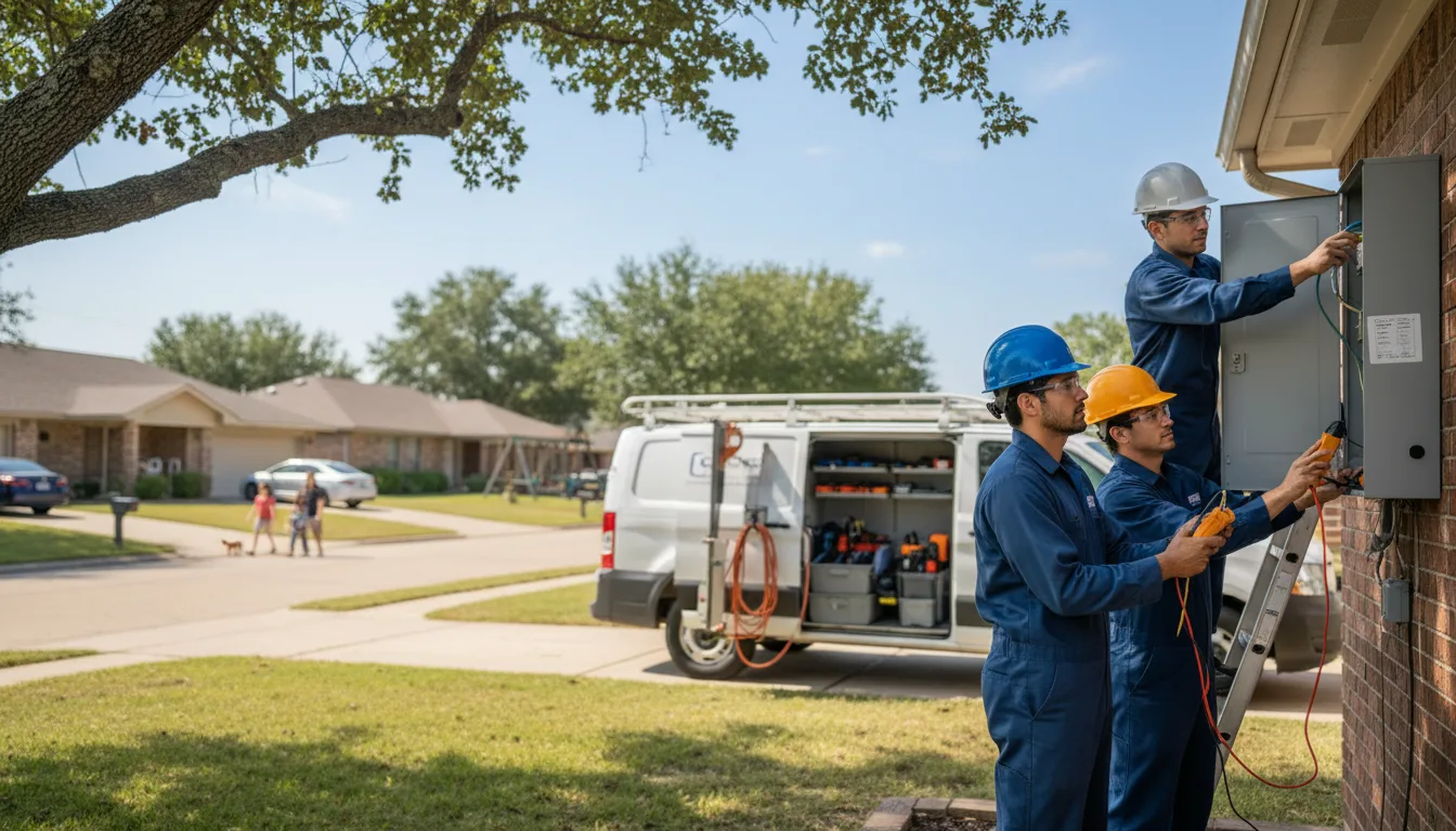 Certified electrician providing emergency electrical services in Reno, PA